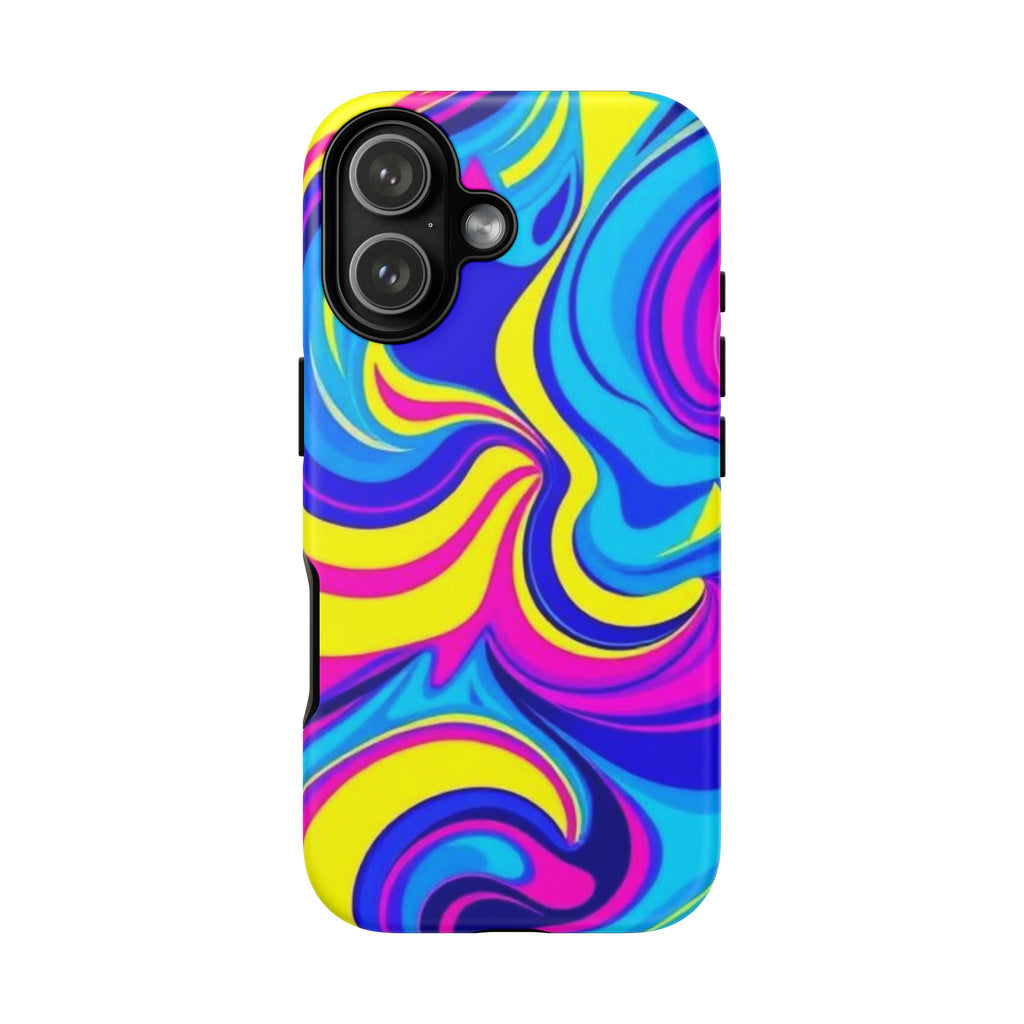 Psychedelic Swirl Tough Phone Case for iPhone