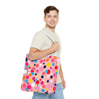 Dots and Drips over Pink Design - Tote Bag