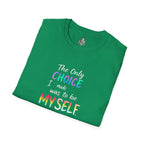 Unisex Softstyle T-Shirt - When Did You CHOOSE to Be Straight? Empowering LGBTQ+ Graphic Tee