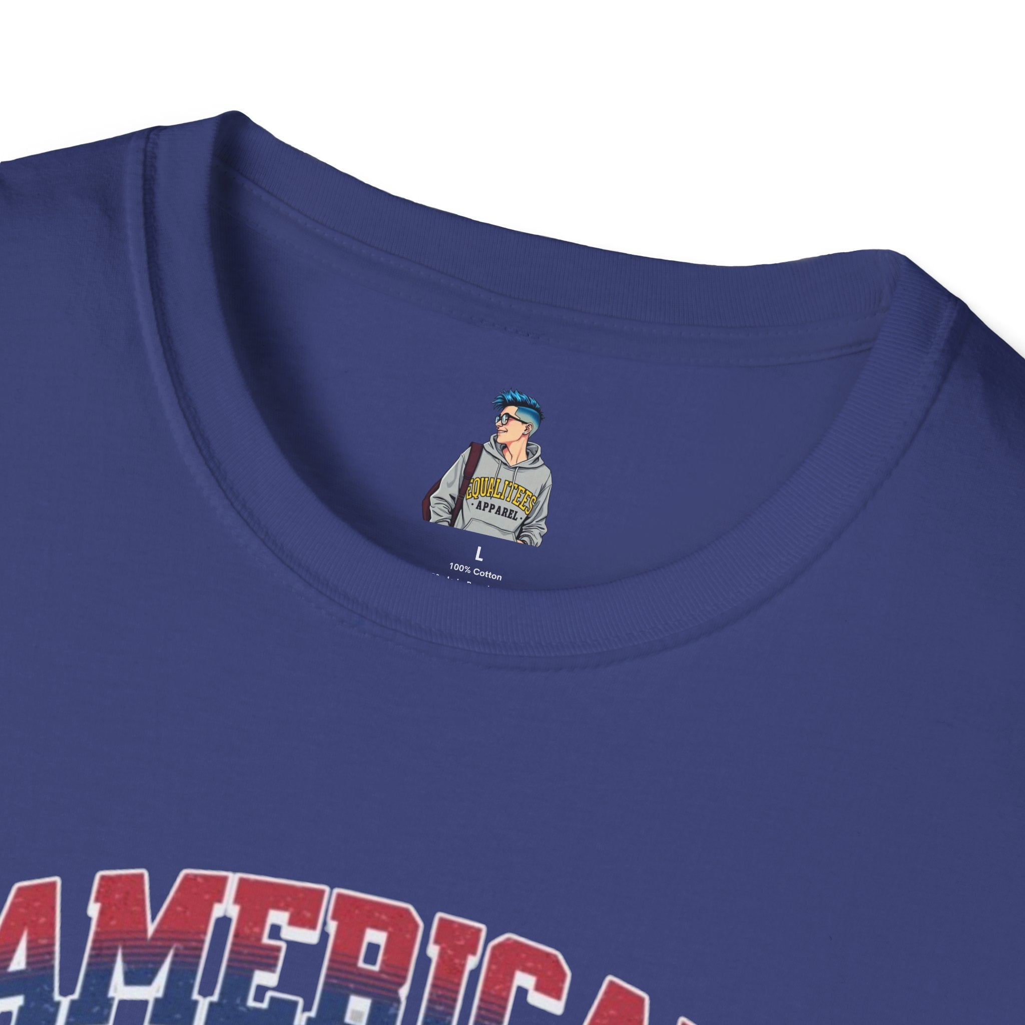 American Patriot - Keep Immigrants Deport Fascists Unisex T-Shirt - Celebrate Freedom & Diversity