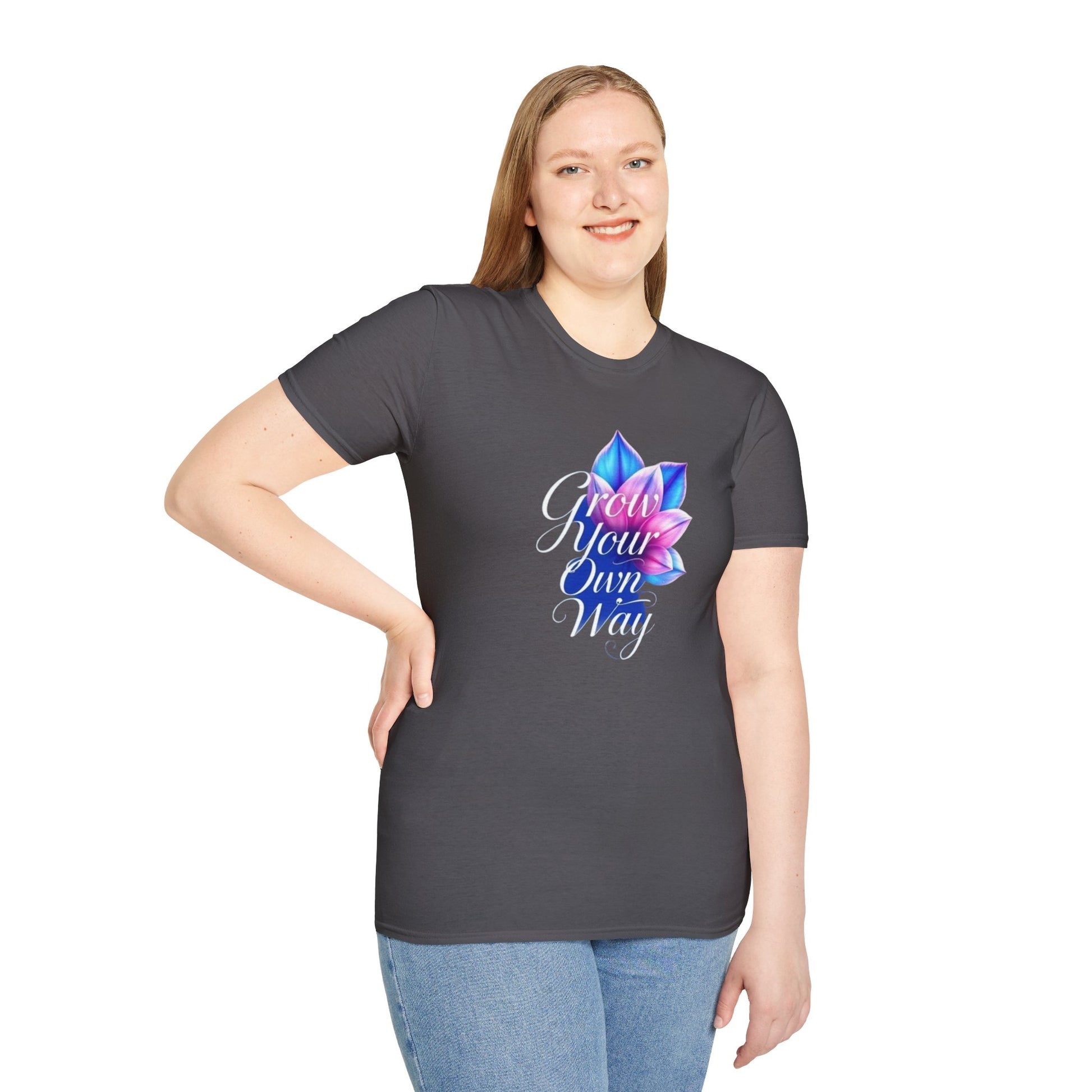 Empowerment Lotus, Grow Your Own Way T-Shirt