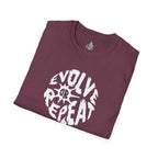 Evolve or Repeat Unisex Softstyle T-Shirt - Modern Inspirational Tee