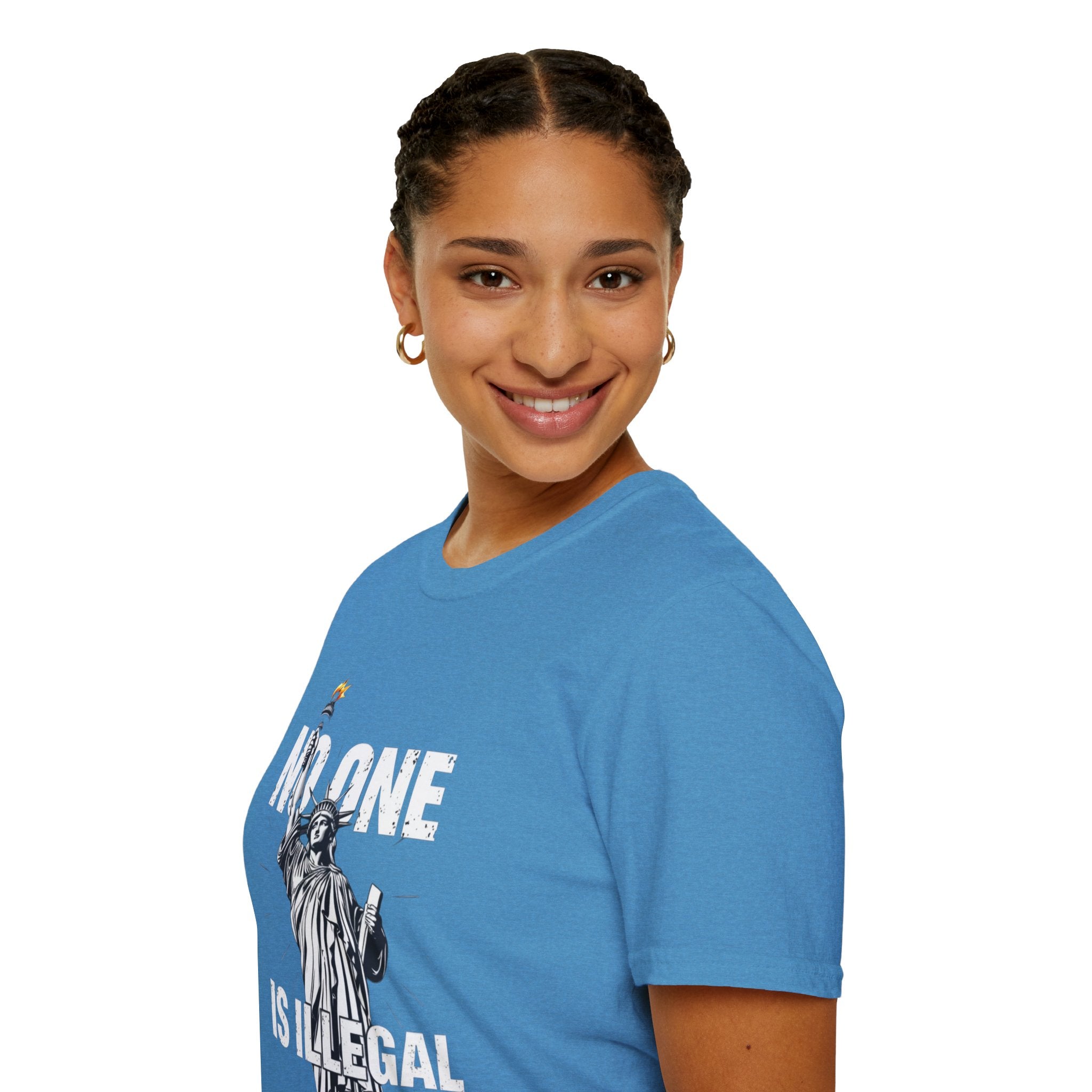 No One Is Illegal Graphic T-shirt