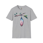 Trans Caterpillar to Butterfly Transformation T-Shirt, Unisex Graphic T-Shirt