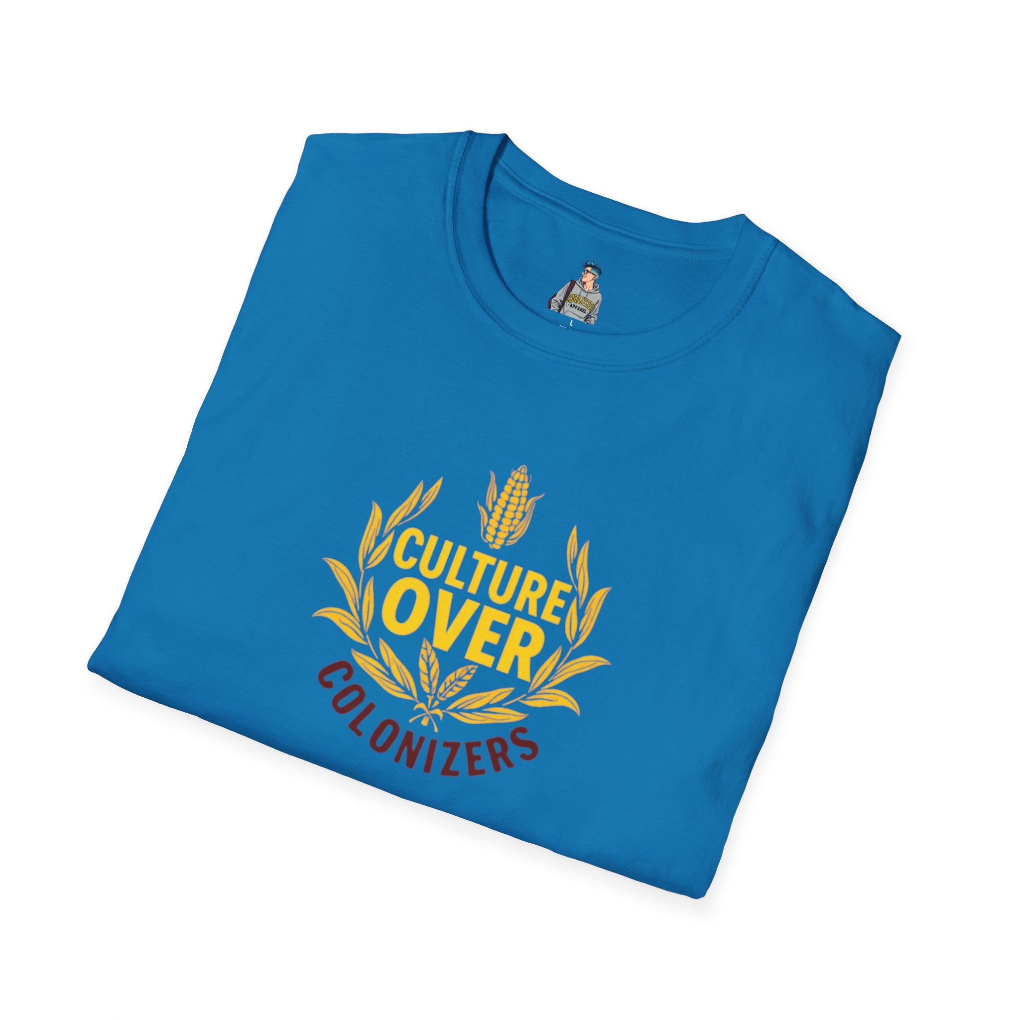 'Culture Over Colonizers' Unisex Softstyle T-shirt