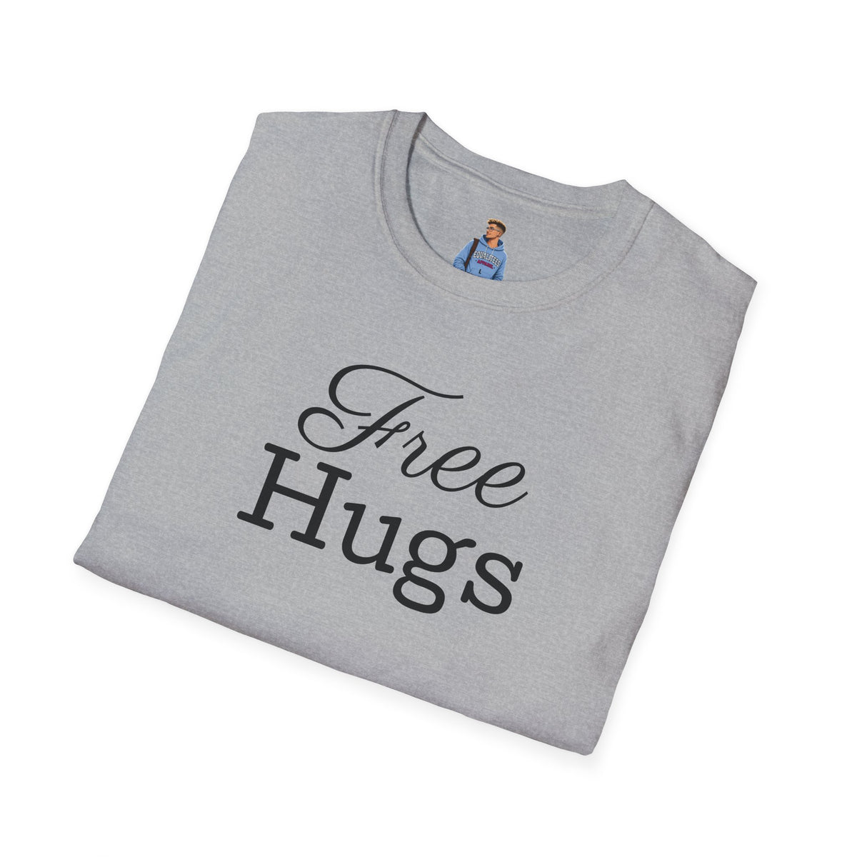 Emotional Support Human Free Hugs Unisex Softstyle T-Shirt