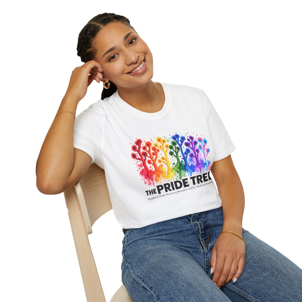 Pride Tree Las Vegas T-Shirt - Black Text