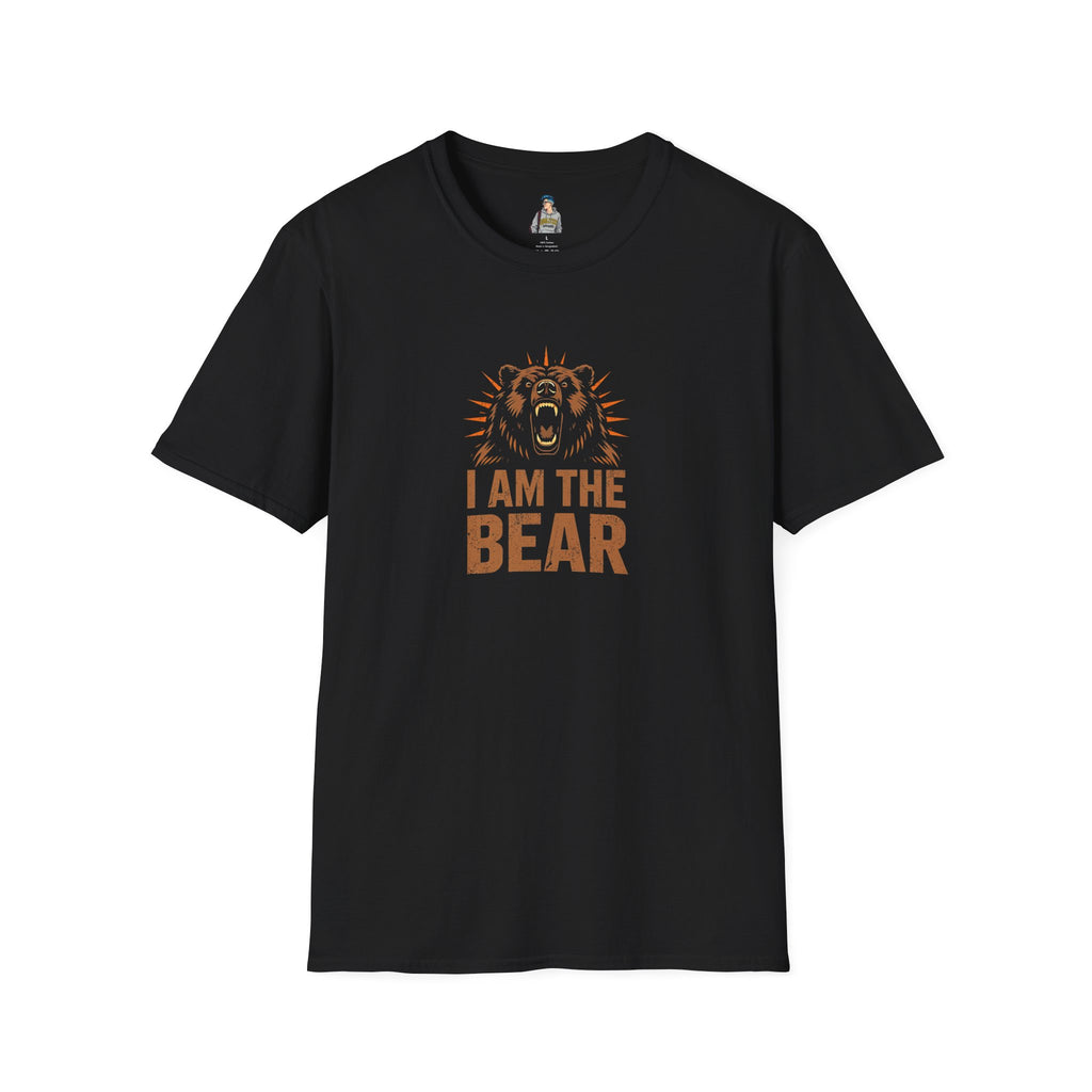 I Am The Bear, Strong Men Respect Women Unisex Softstyle T-Shirt