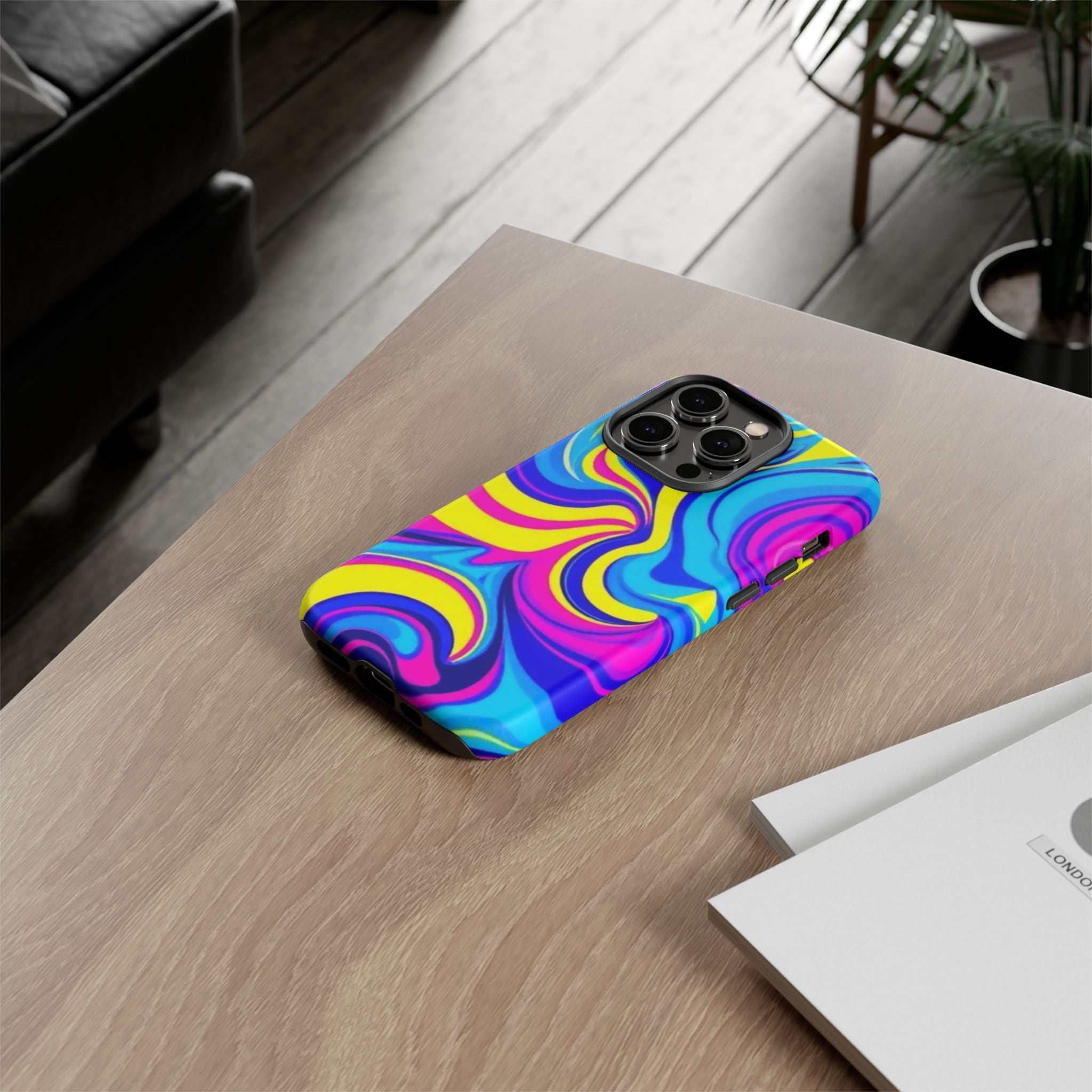 Psychedelic Swirl Tough Phone Case for iPhone