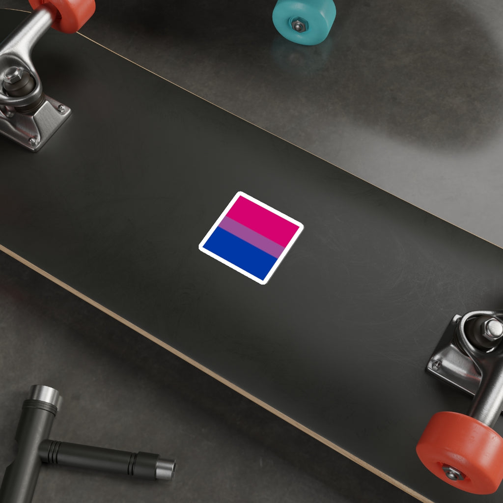 Die-Cut Stickers - Bisexual Pride Flag