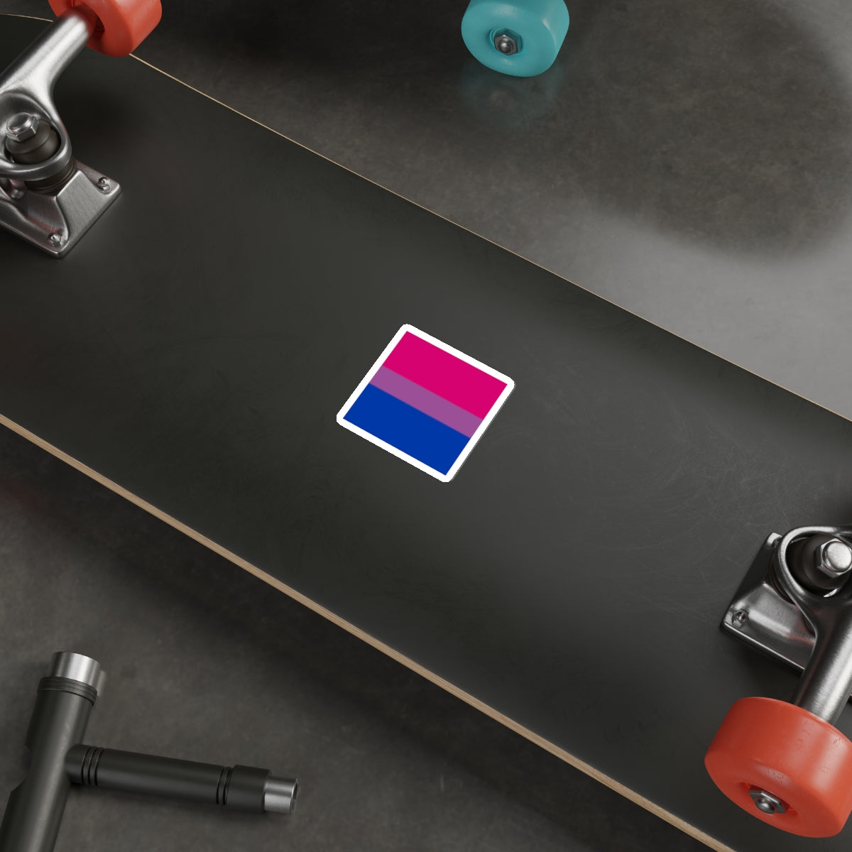 Die-Cut Stickers - Bisexual Pride Flag