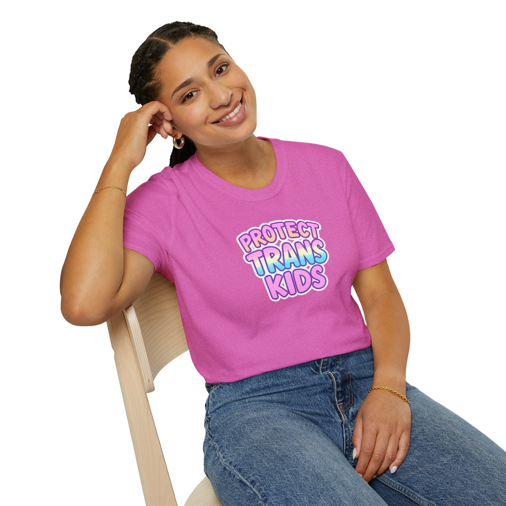 Unisex Softstyle T-Shirt - Protect Trans Kids Tee
