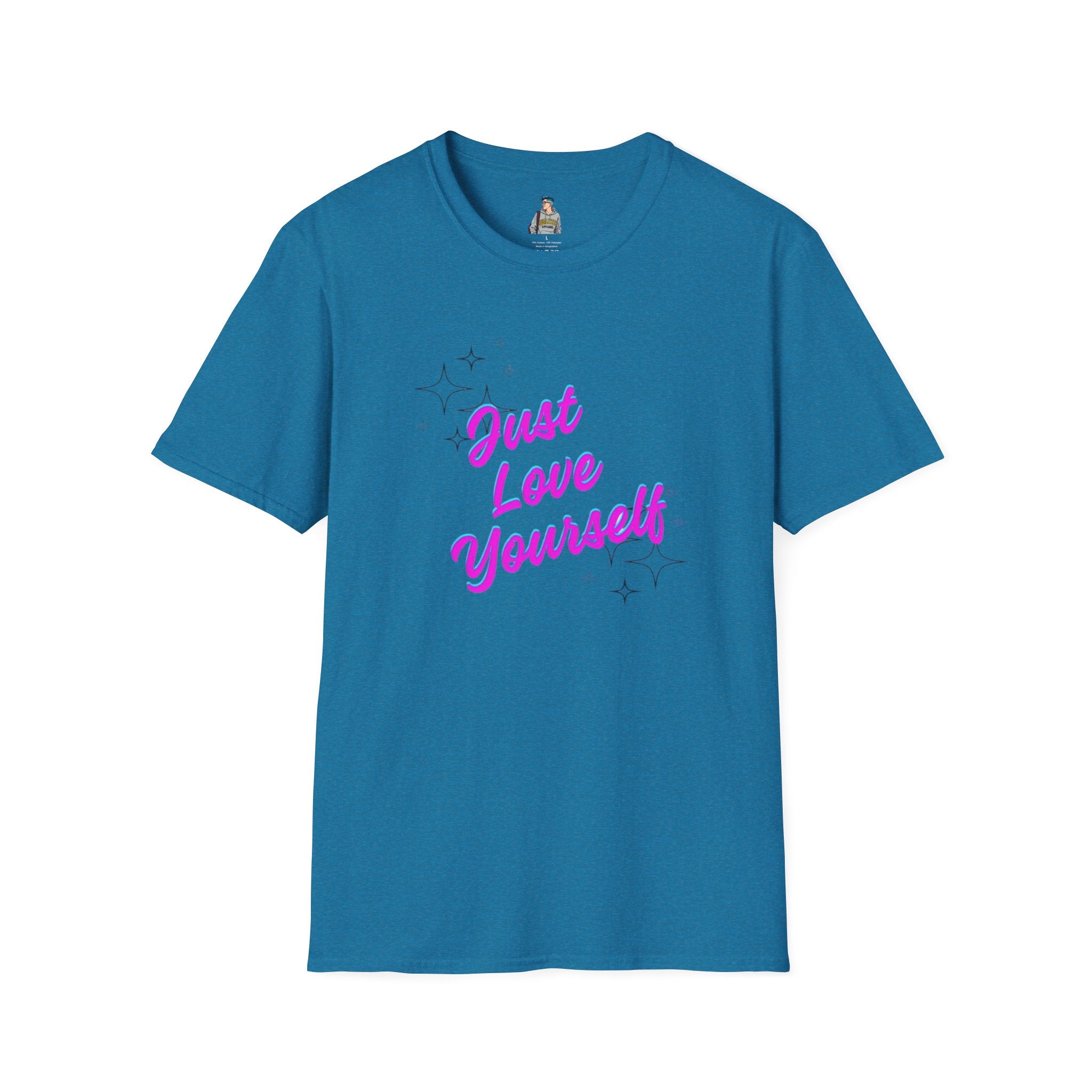 Just Love Yourself Unisex Softstyle T-Shirt - Motivational Tee for Self-Love