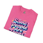 Some People are Trans T-Shirt — "Some People Are Trans. Get Over It." Colorful Pride Tee