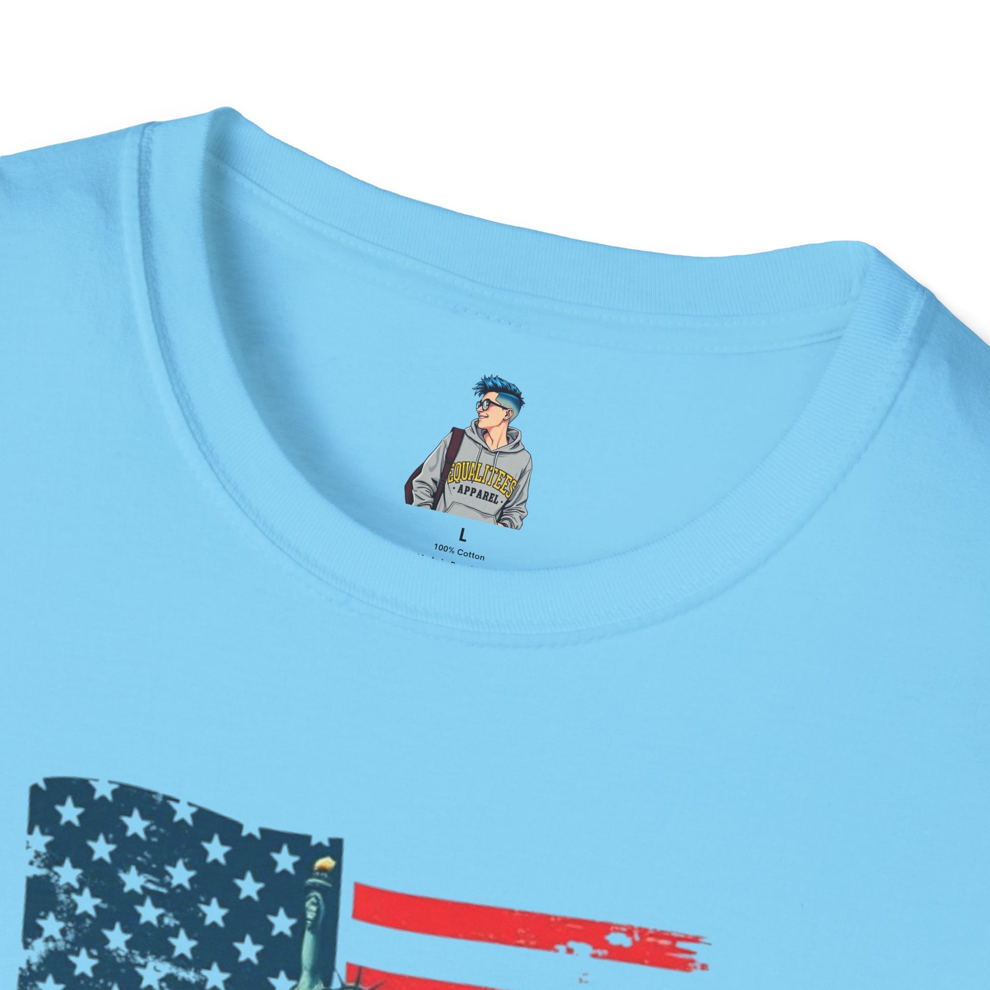 Unisex Softstyle T-Shirt - "Immigrants Make America Great" - Celebrate Diversity & Freedom