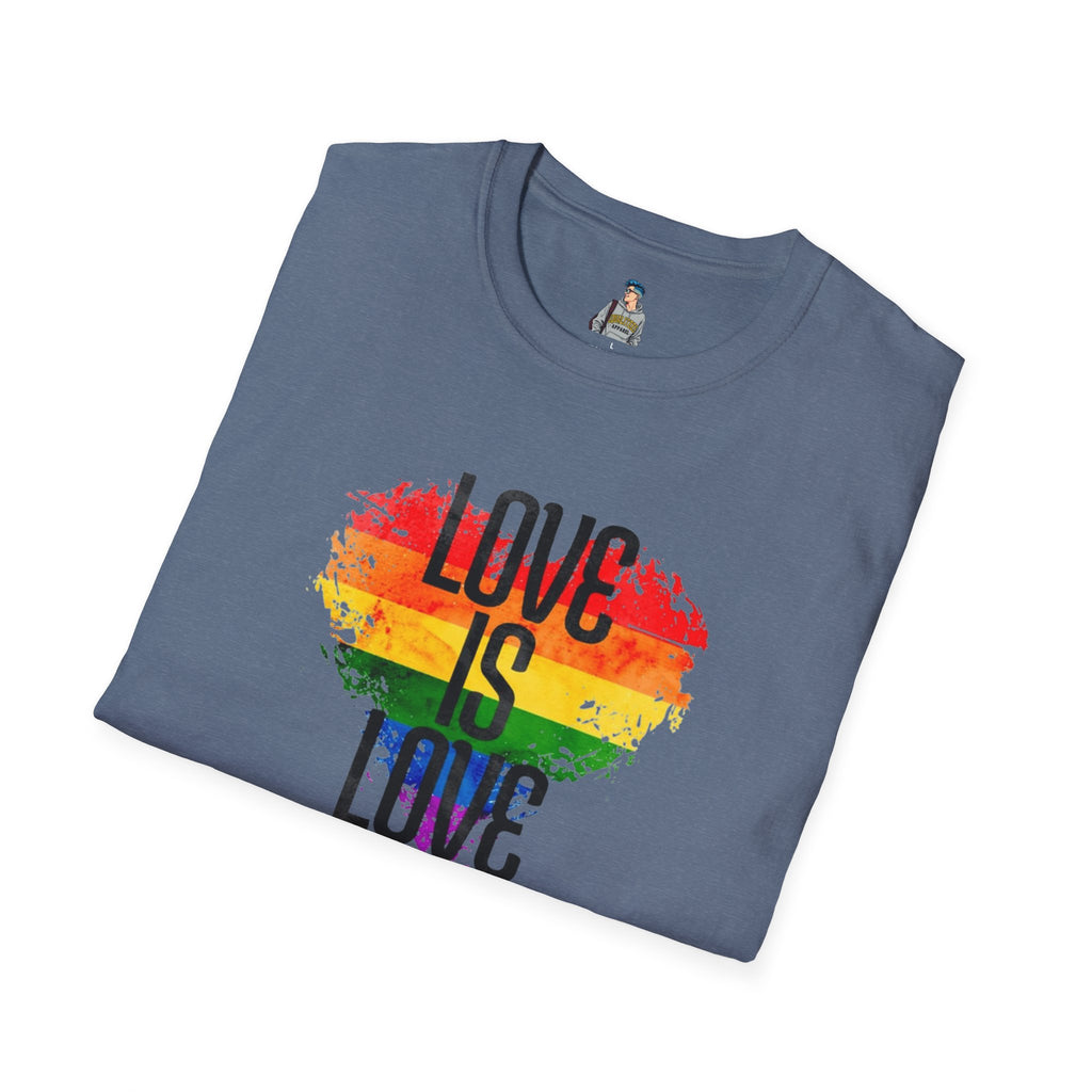Pride Love Is Love Unisex Softstyle T-Shirt - EqualiTees.Me