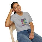Queer People Belong Everywhere t-shirt