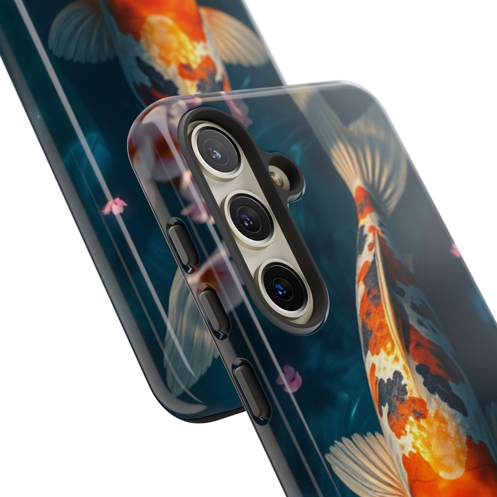 Peaceful Koi Cherry Blossom Tough Cases For Android & iPhone