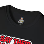 Unisex Softstyle T-Shirt: Say Their Names - Black Trans Lives Matter Tee