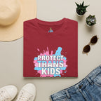 Protect Trans Kids Unisex Softstyle T-Shirt - Supportive LGBTQ+ Apparel