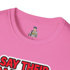 Unisex Softstyle T-Shirt: Say Their Names - Black Trans Lives Matter Tee