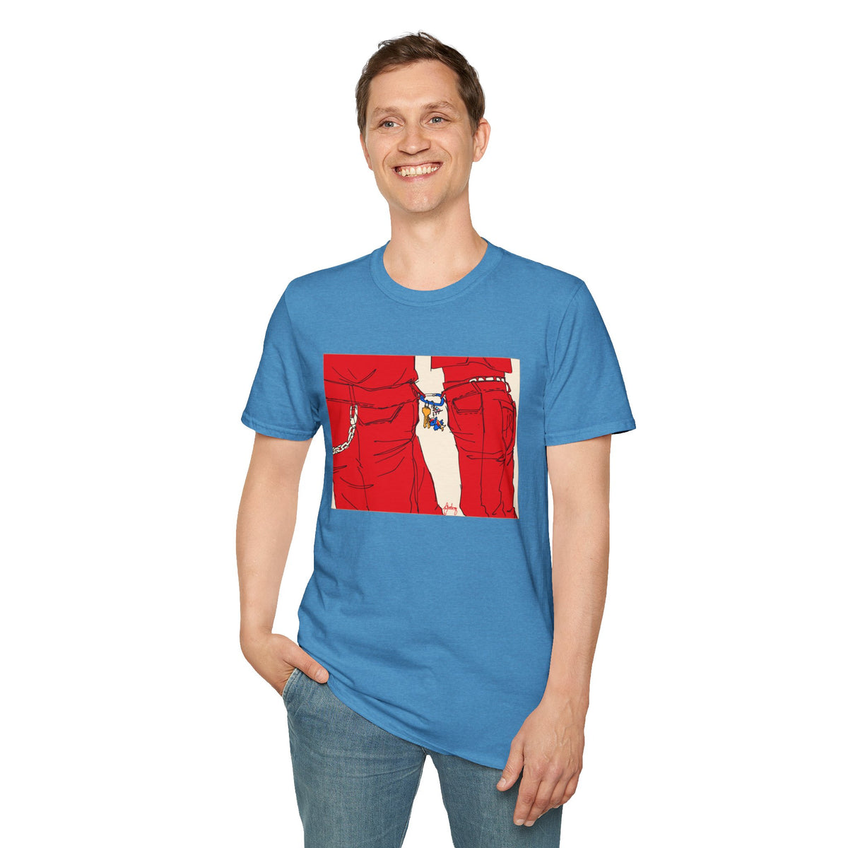 Red Jeans by Audrey Pride Tree Las Vegas T-Shirt