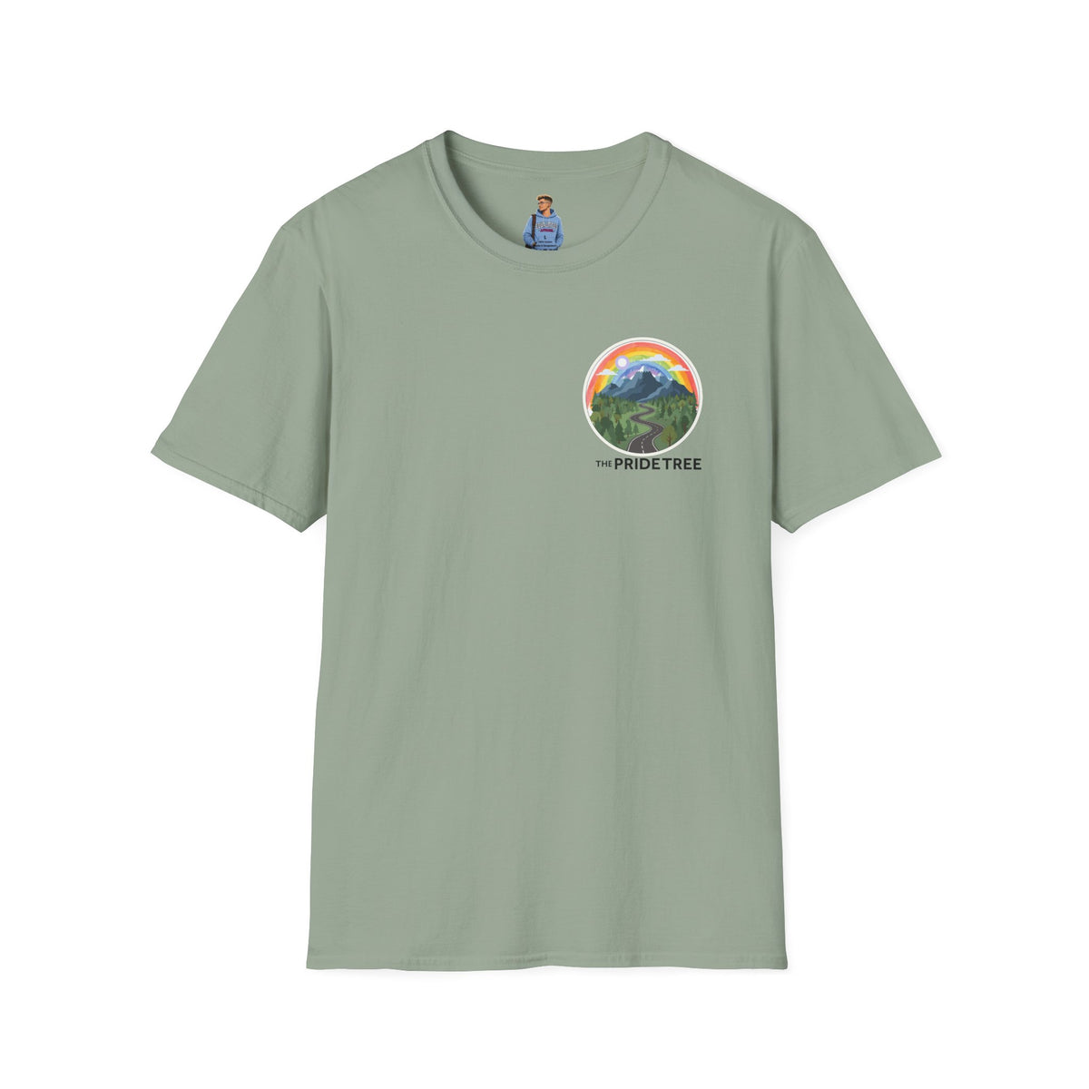 Pride Tree Las Vegas Mountain Graphic T-Shirt