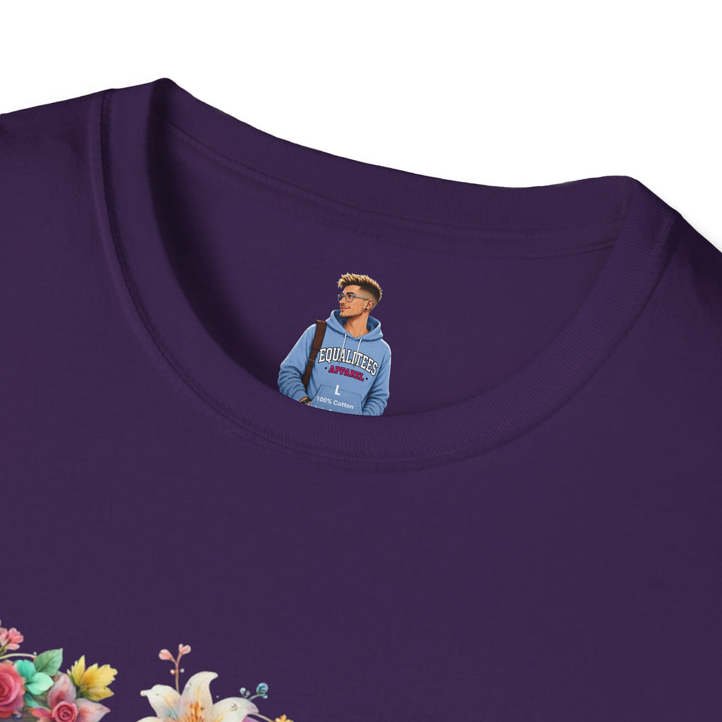 FDT Bold Floral Typography T-Shirt