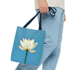 White Lily on Canvas Design - Tote Bag