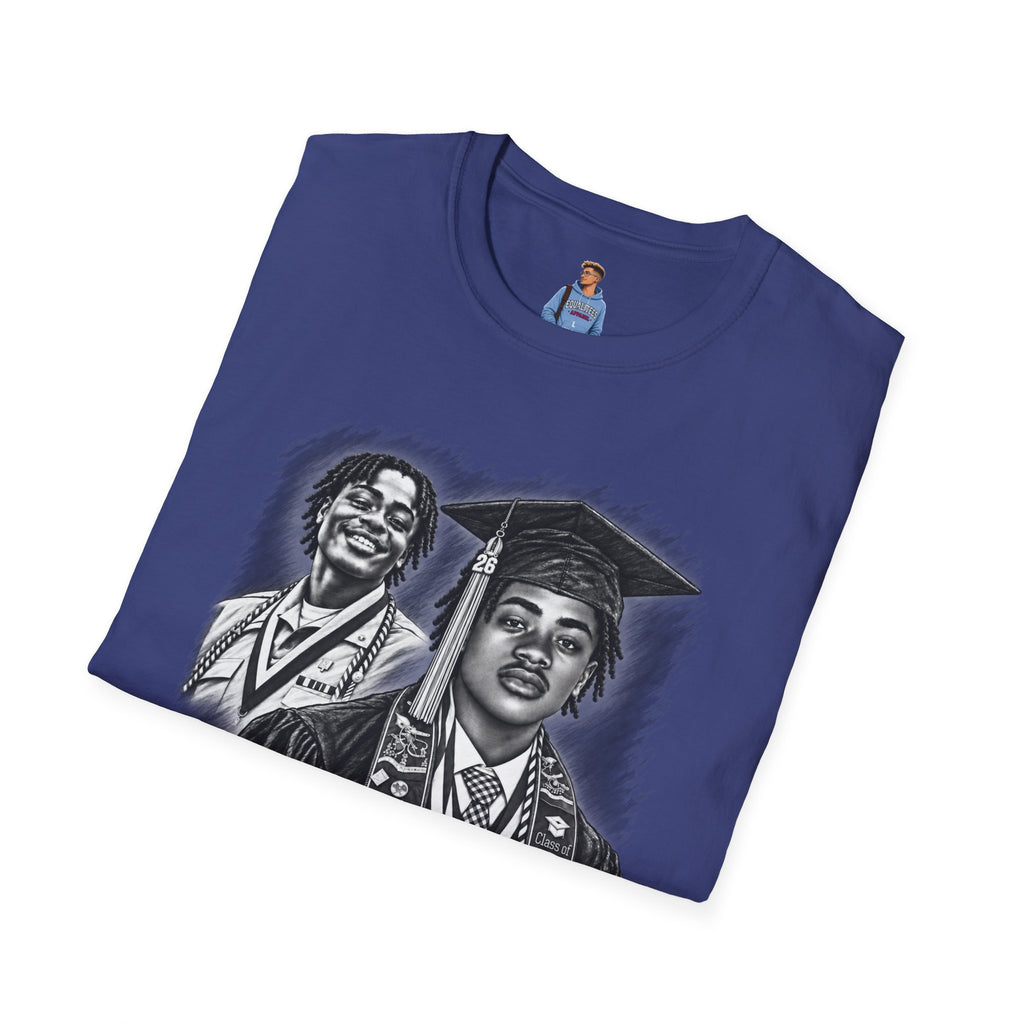 Double Portrait Front - In Memory of Pierre Damas Bel T-Shirt