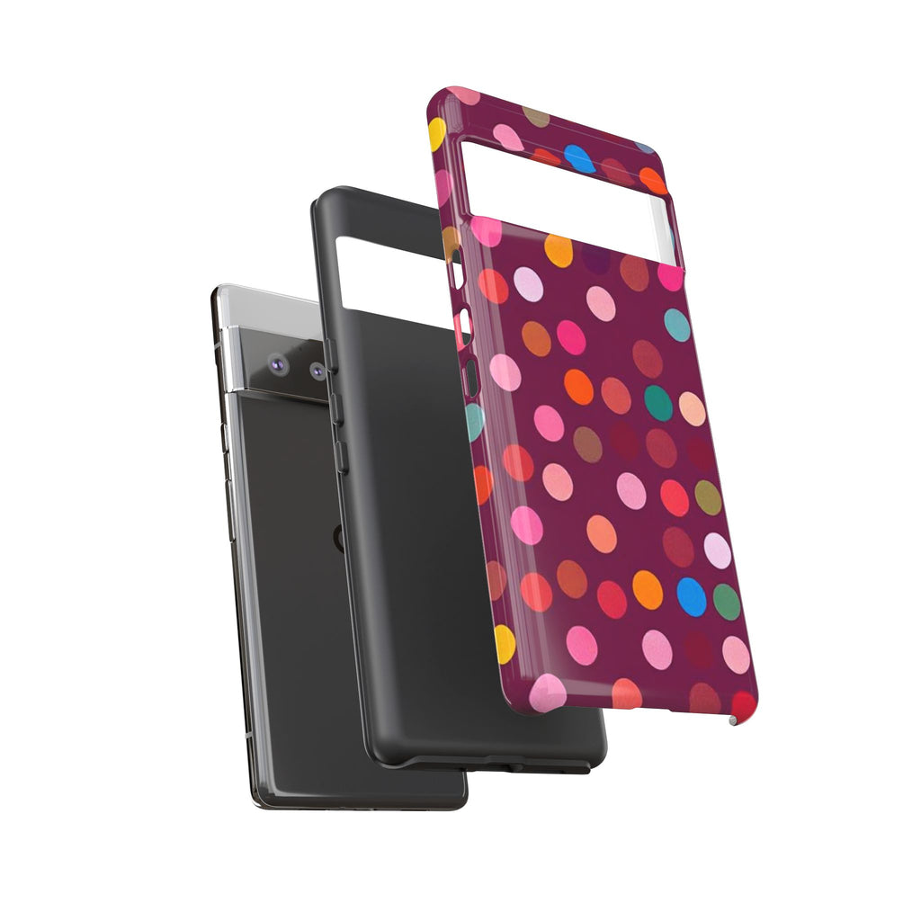 Polka-Dot Colorful Tough Case for Android