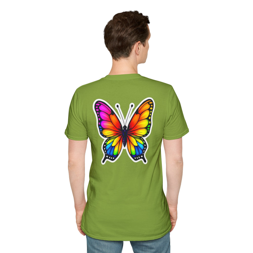 Rainbow Butterfly Cocoon Pride T-Shirt