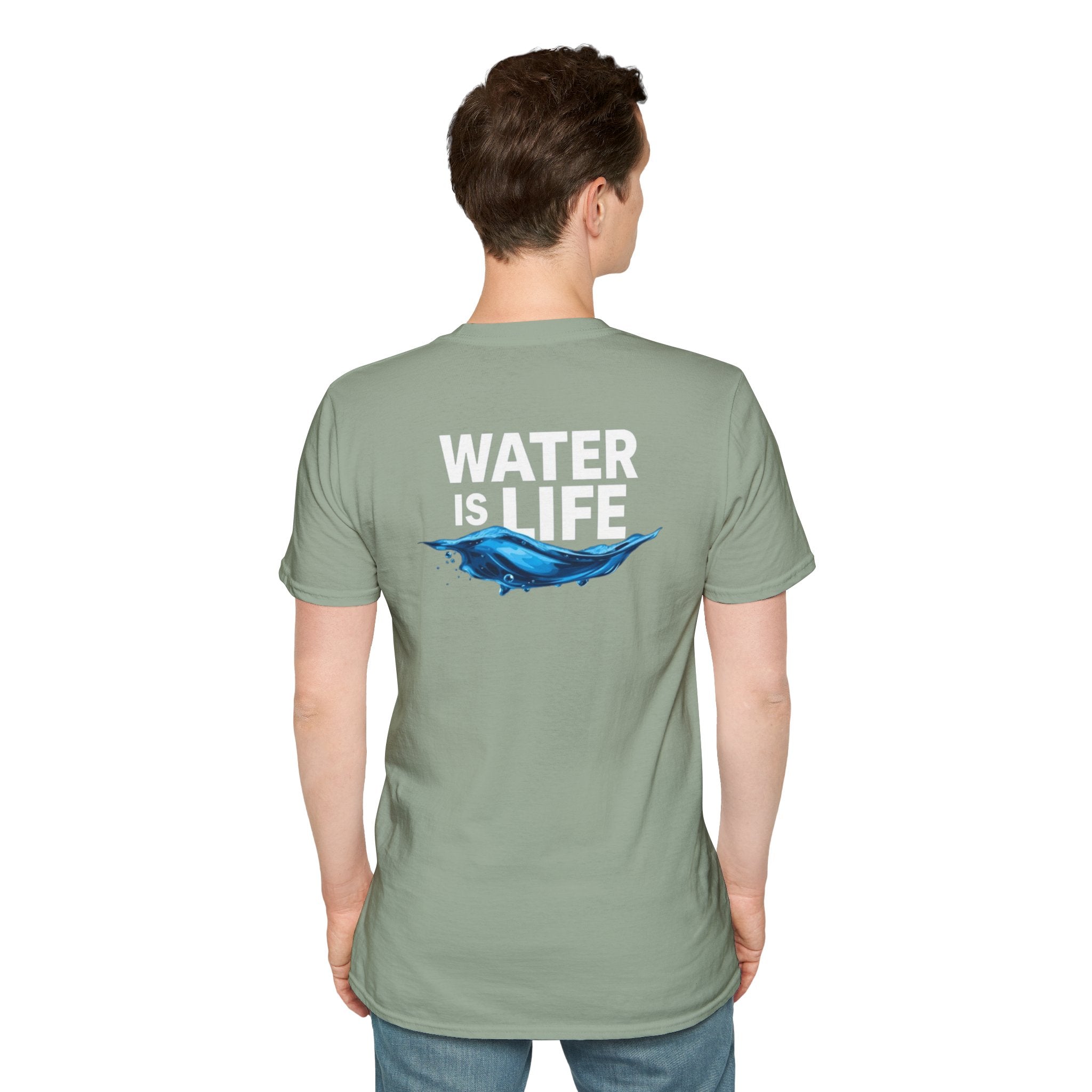 Water is Life Unisex T-Shirt | Eco-Friendly Tee for Environmentalists, Beach Lovers, Awareness Campaigns, Gifting