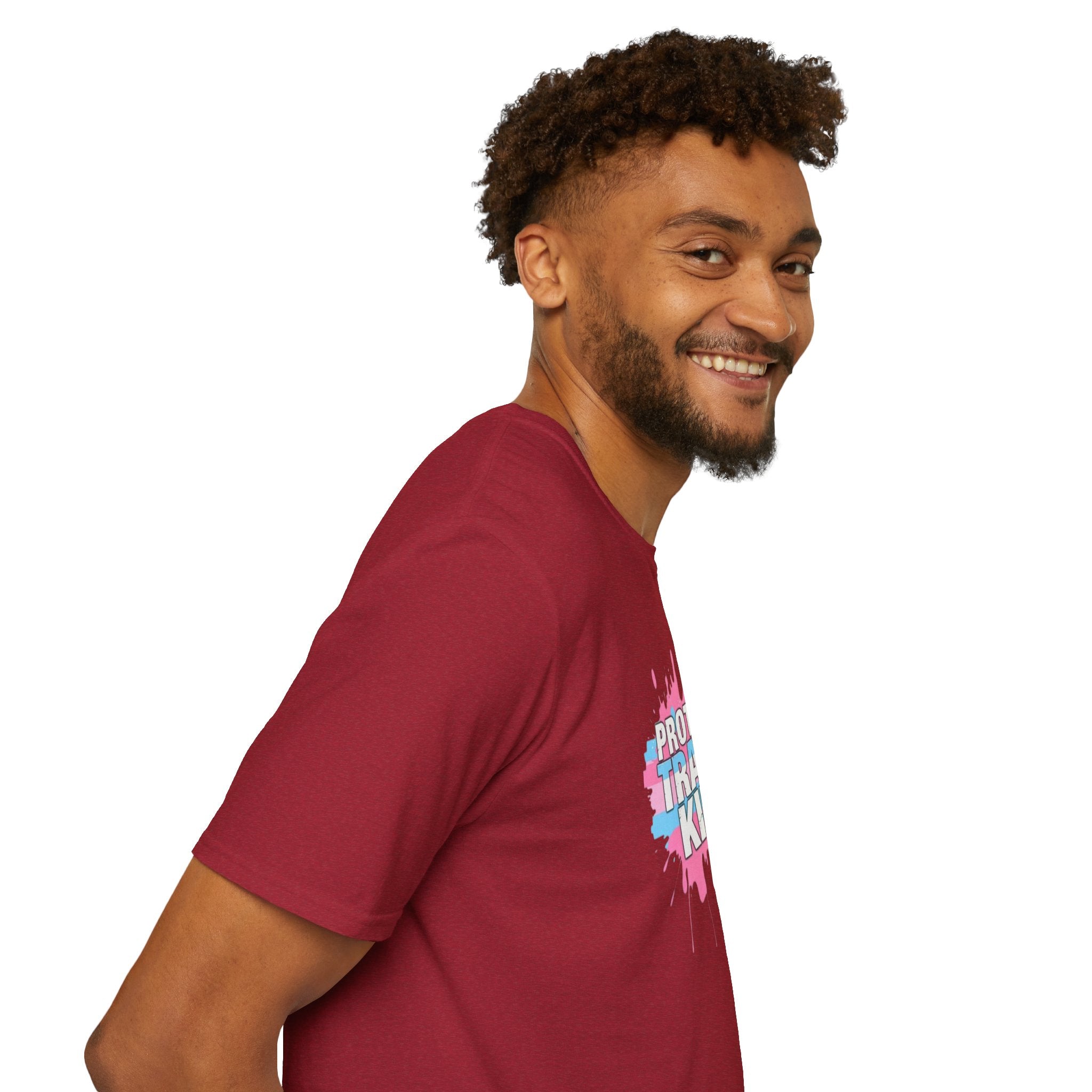Protect Trans Kids Unisex Softstyle T-Shirt - Supportive LGBTQ+ Apparel