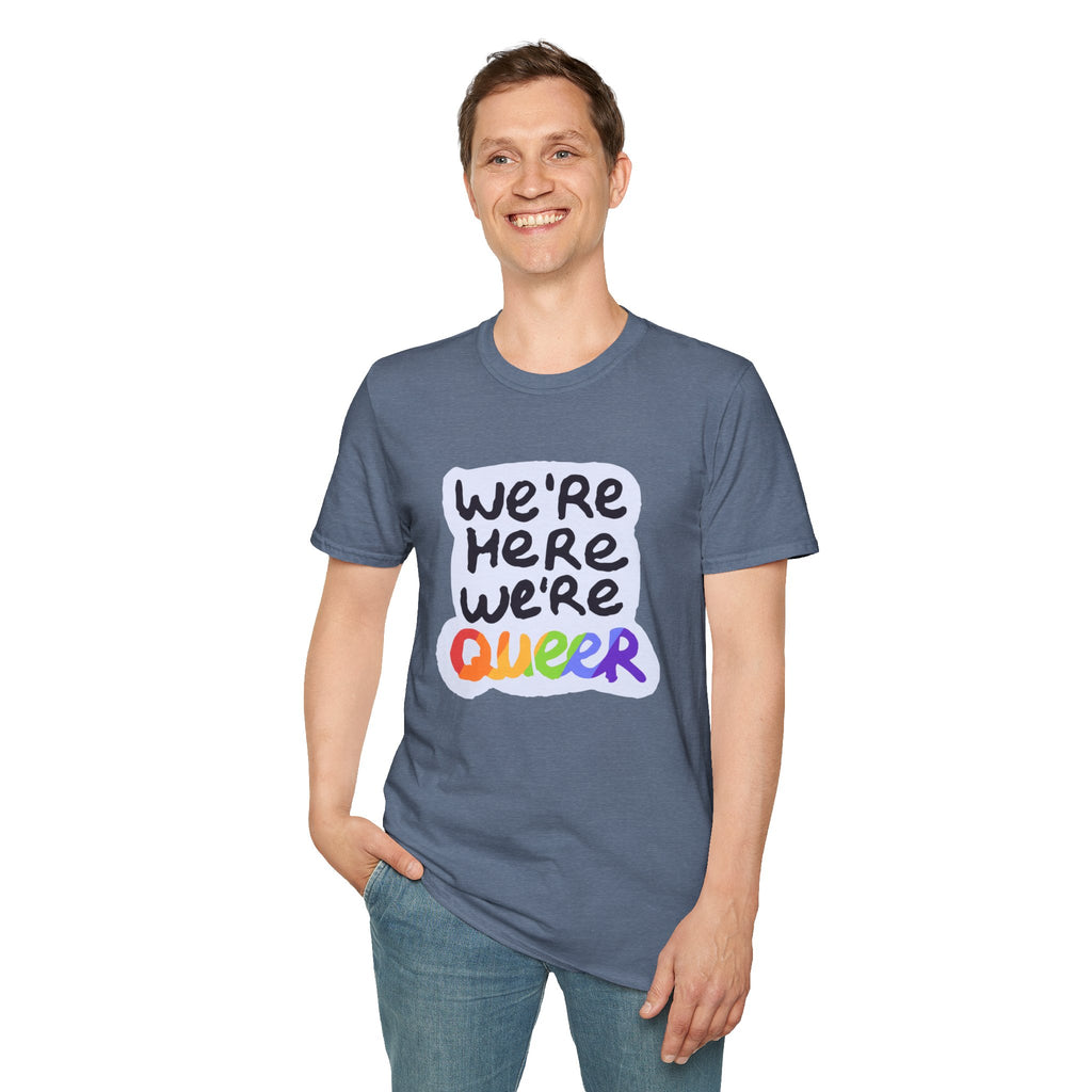 We’re Here We’re Queer Pride Tree Las Vegas T-Shirt