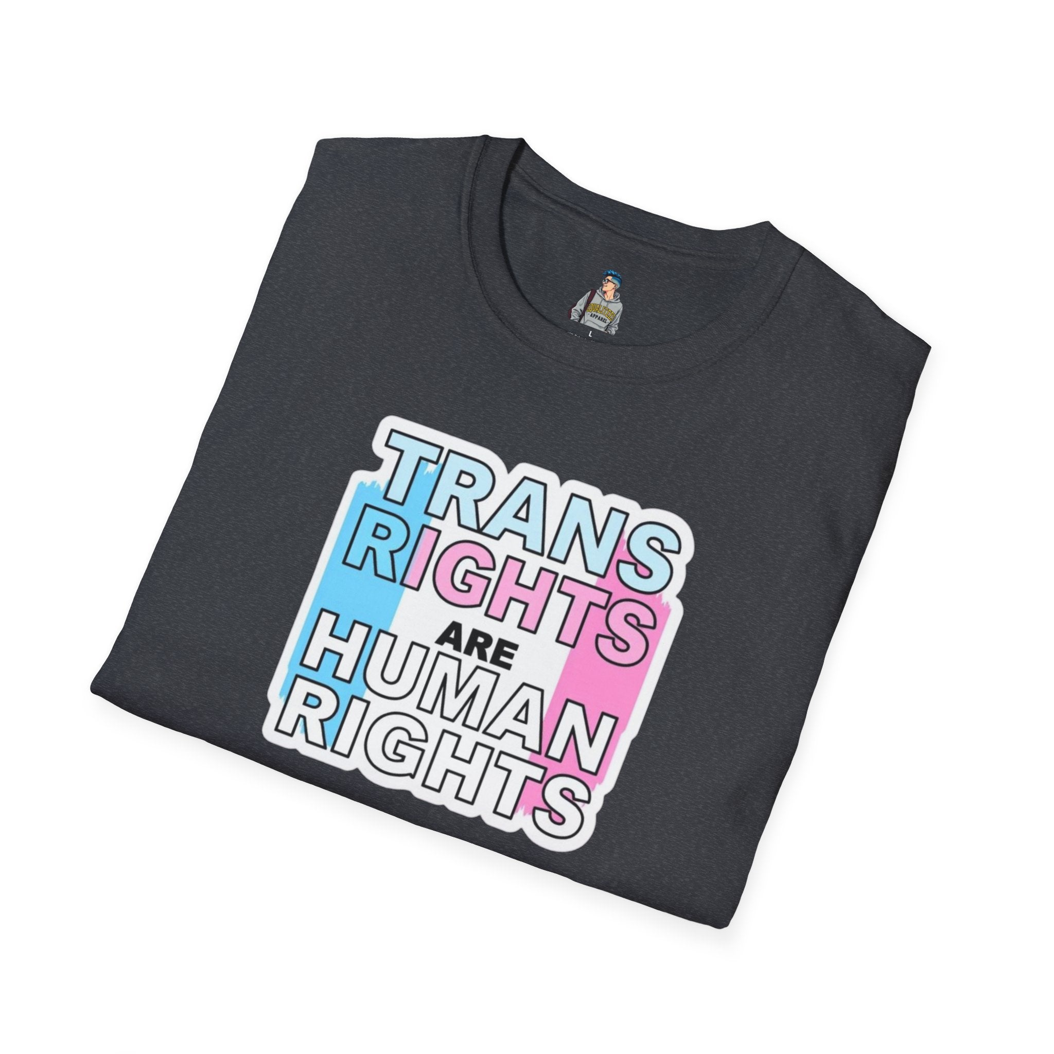 Trans Rights Unisex Softstyle T-Shirt - Support Equality & Trans Rights