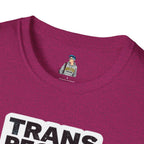 Unisex Softstyle T-Shirt - 'Trans People Exist. Trans People Matter.' Equality Apparel