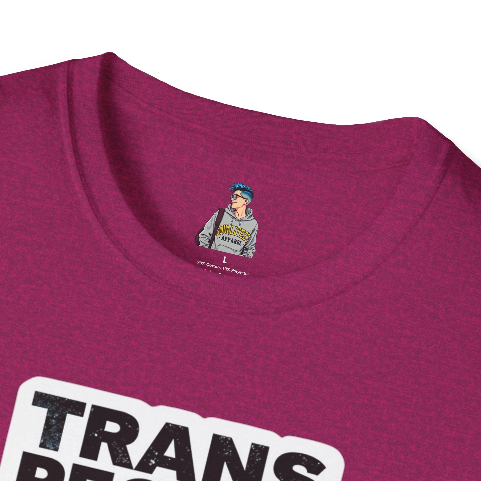 Unisex Softstyle T-Shirt - 'Trans People Exist. Trans People Matter.' Equality Apparel