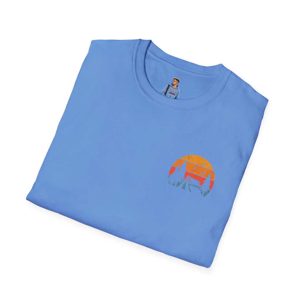 Unisex Softstyle T-Shirt - 'I'd Rather Be Camping' Adventure Tee