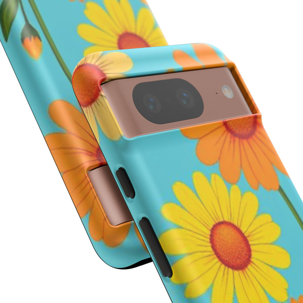 Floral Daisy Tough Case for Android