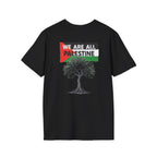 Unisex Softstyle T-Shirt: Stand with Gaza & We Are All Palestine Graphic Tee