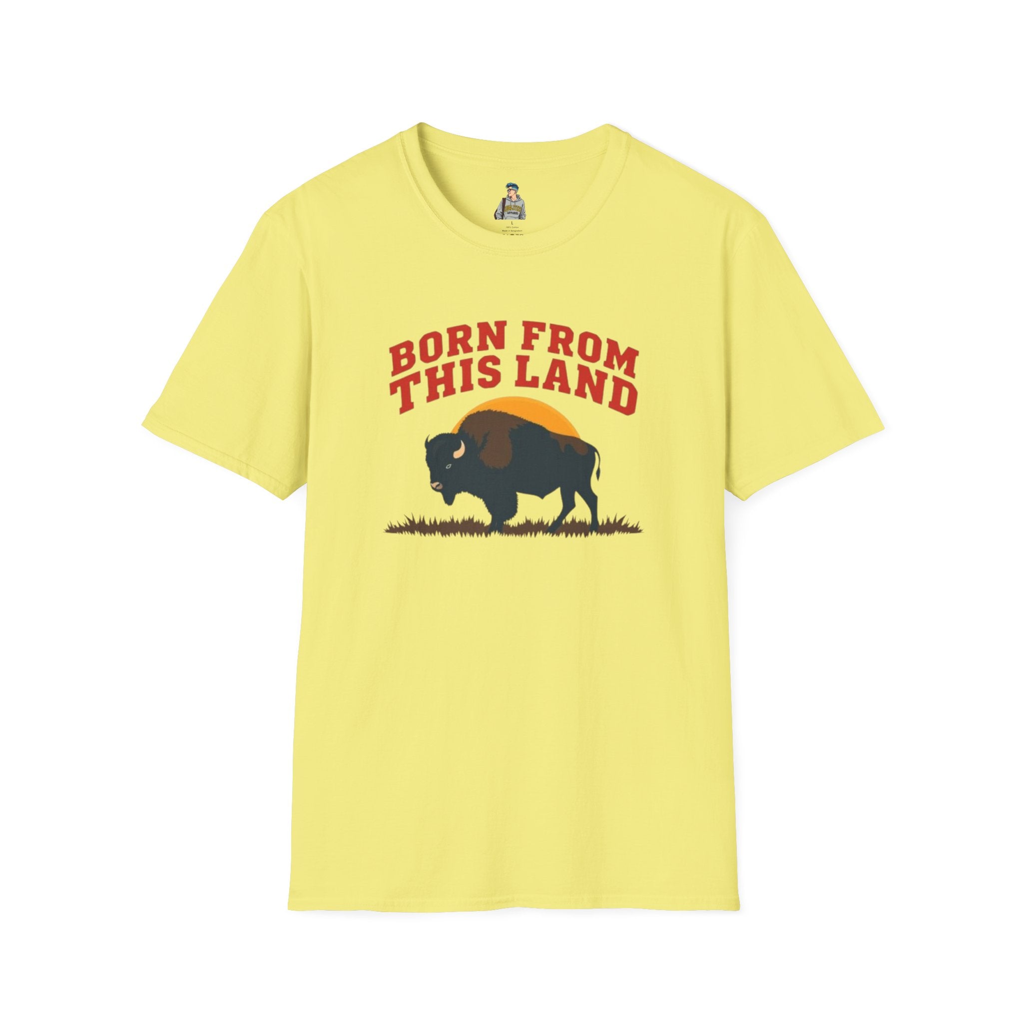 Born From this Land Native and Proud T-Shirt