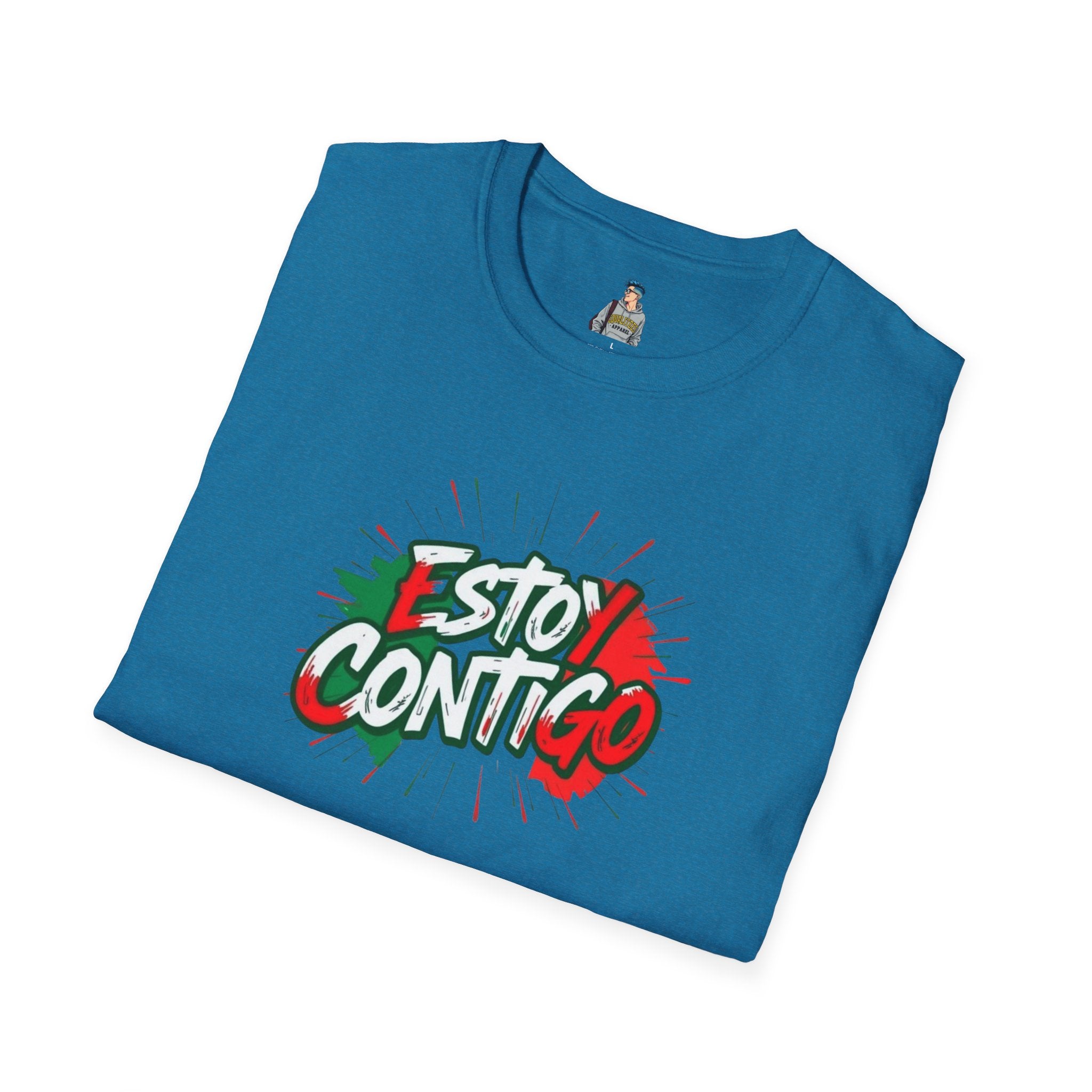 Estoy Contigo (I Am With You) Immigrants Make America Great Unisex Softstyle T-Shirt Classic Protest Tee