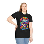 Queer Pride T-Shirt — "Some People Are Queer. Get Over It." Rainbow Graphic