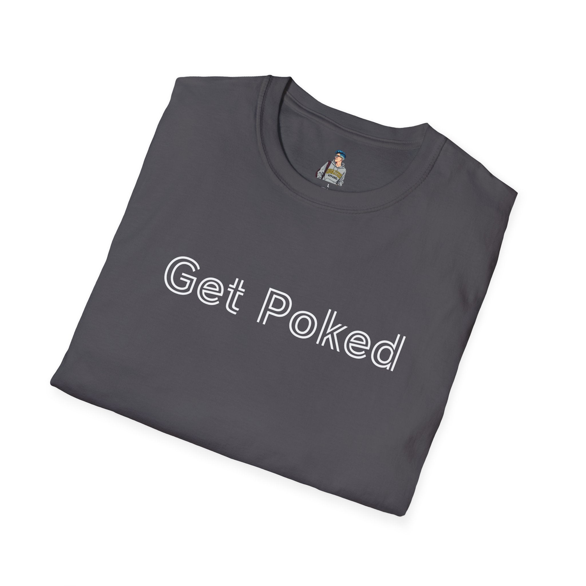 Unisex Softstyle T-Shirt - "Get Poked - Vaccines Save Lives" Statement Tee
