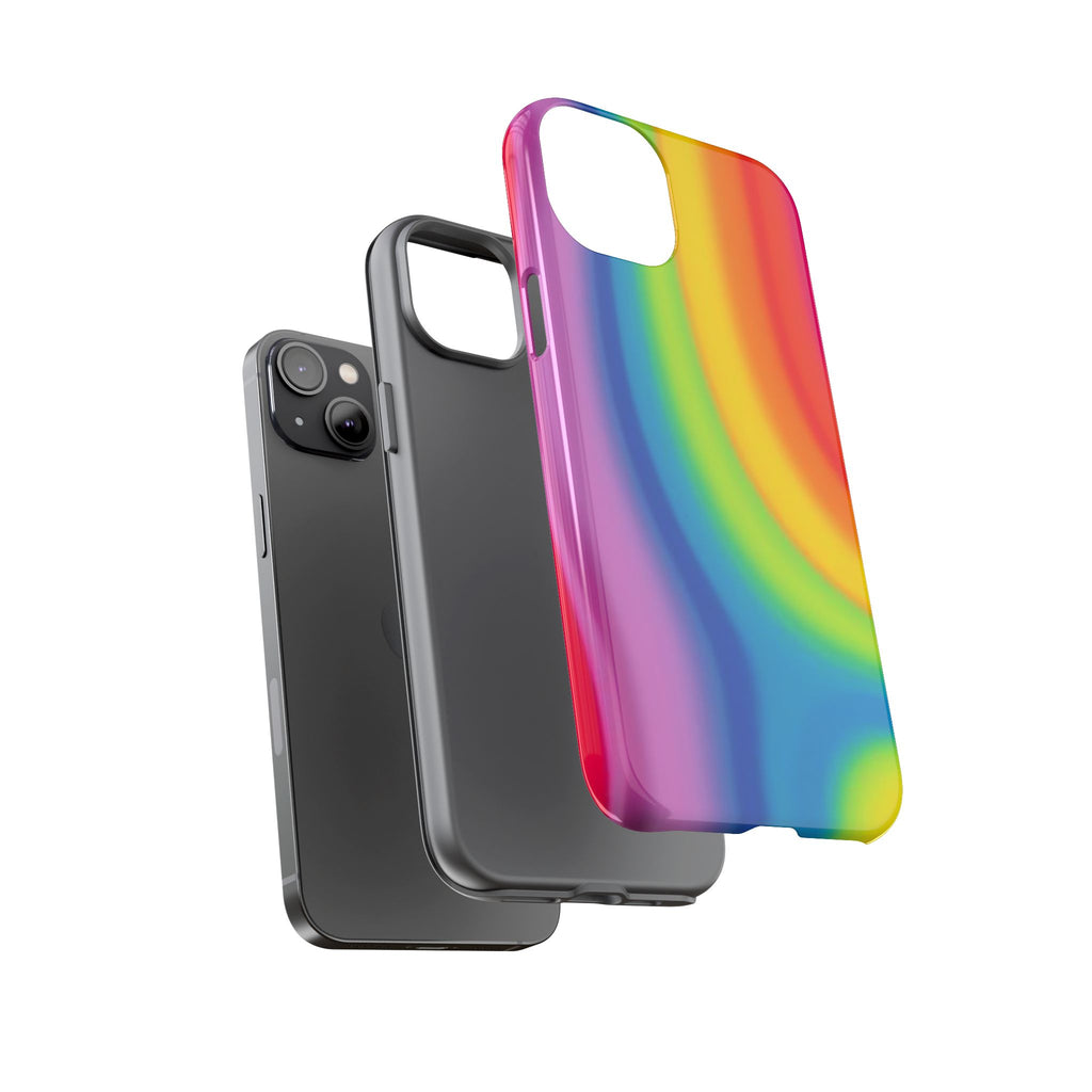 Rainbow Swirl Tough Phone Case for iPhone