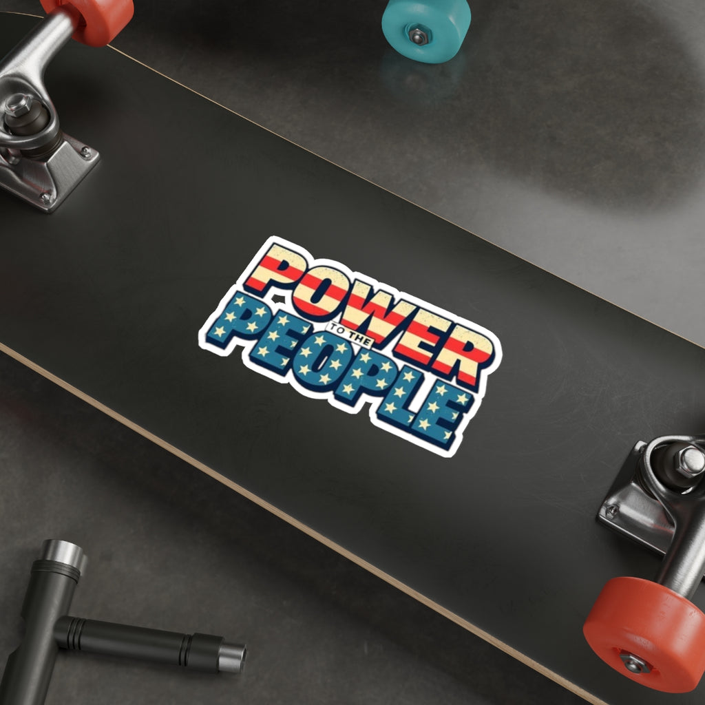 Die-Cut Stickers -  Power to the People Protest Sticker