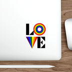 Die-Cut Stickers - Rainbow LOVE
