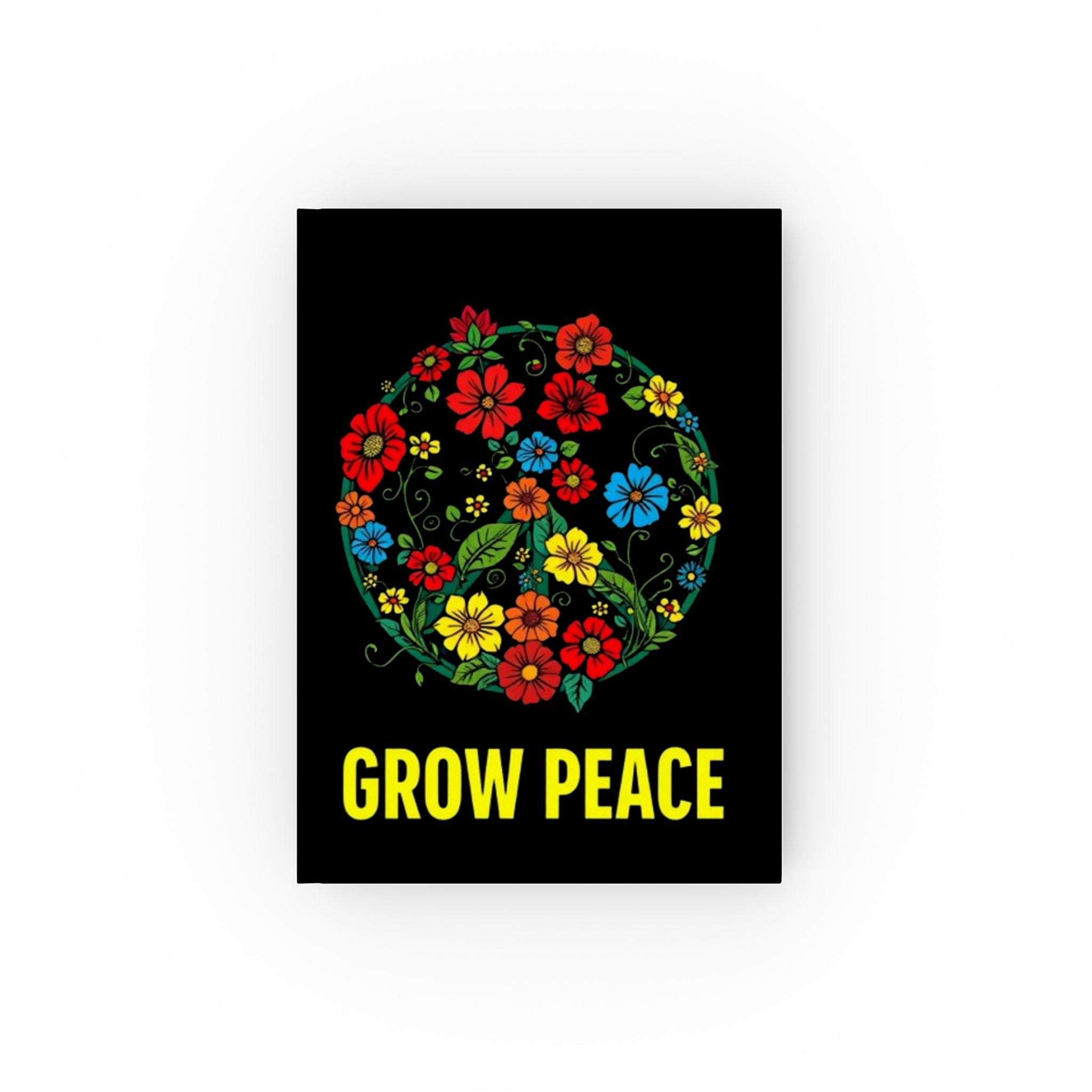 Grow Peace Hard Backed Journal - Perfect for Gifts, Journaling, and Celebrations