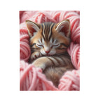 Cozy Kitty Velveteen Plush Blanket – Adorable Feline Design for Comfort and Warmth